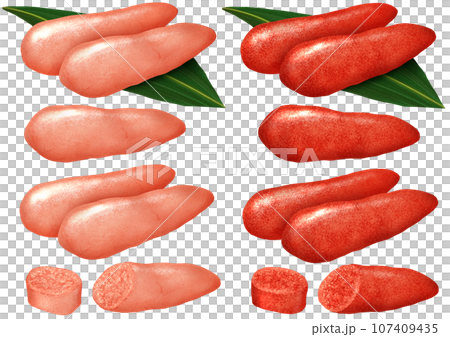 Karashi mentaiko cod roe fish roe Japanese food 107409435