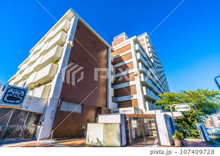 日本の東京都市景観 駒込駅前の都営駒込二丁目アパートなどを望む 日本の東京都市景観 駒込駅前の都営駒込二丁目アパートなどを望む 107409728