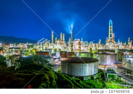 和歌山県 有田市 初島里町(東燃ゼネラル工場夜景 西側) 和歌山県 有田市 初島里町(東燃ゼネラル工場夜景 西側) 107409856