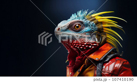 Hyper realistic anthropomorphic colourfulのイラスト素材