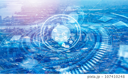 未来・都市のバーチャル空間 107410248