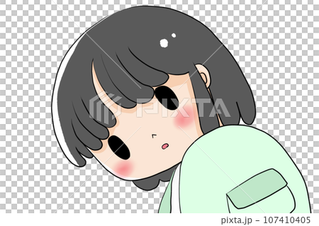 背著背包回頭看的女孩 107410405