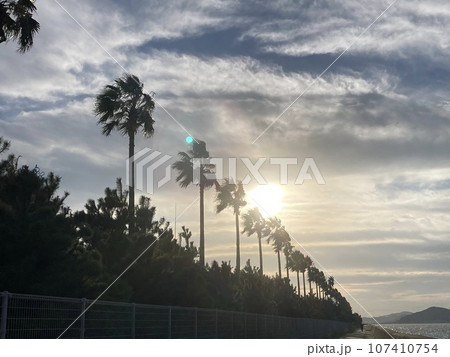 夕暮れの風景 107410754