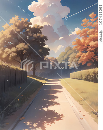 夕日に染まる 107411091