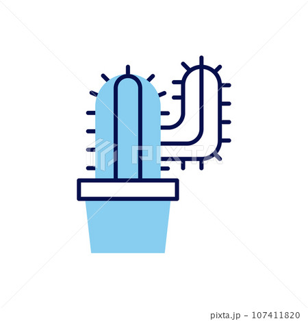 Cactus related vector icon Cactus related vector icon 107411820