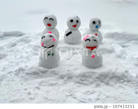 雪だるまの家族 雪だるまの家族 107413251