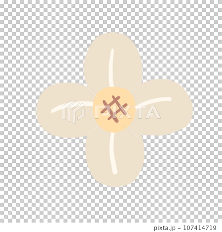 Cute Flower Cartoon illustration 107414719