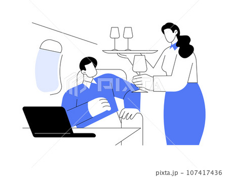 Business class service abstract concept vector illustration. 107417436