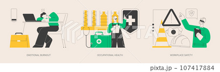 Employee Health Abstract Concept Vector...のイラスト素材 [107417884] - PIXTA