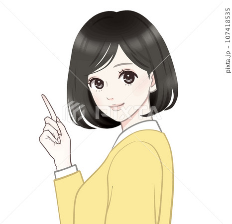 女性・女の子のイラスト素材 女性・女の子のイラスト素材 107418535