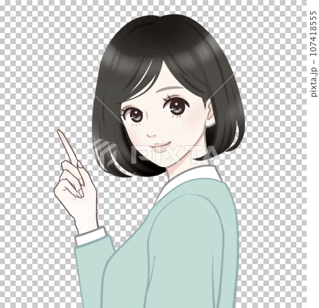 女性・女の子のイラスト素材 女性・女の子のイラスト素材 107418555