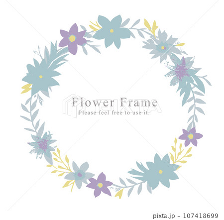 花・植物のフレーム素材 花・植物のフレーム素材 107418699