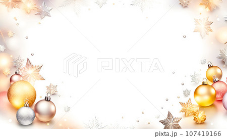 クリスマスの背景素材 107419166