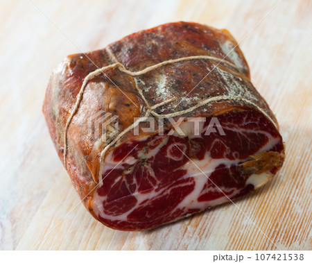 Lacon curado - Spanish national delicacy, jerky pork ham 107421538