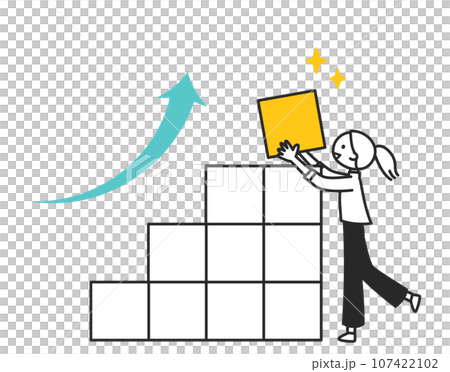 一個努力累積的女人 107422102