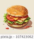 【AI画像】ハンバーガー 107423062