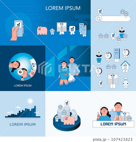 お金のイラストセット 107423823