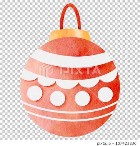 Watercolor Christmas Balls Watercolor Christmas Balls 107423830