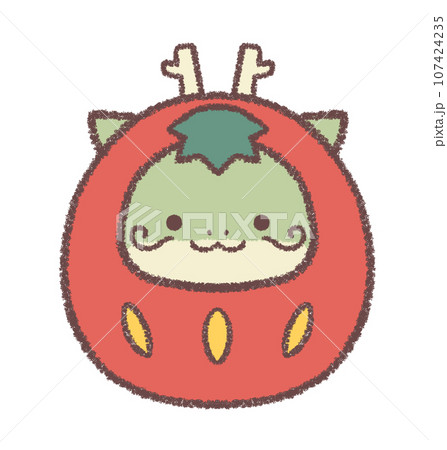 タツのダルマのイラスト素材 [107424235] - PIXTA