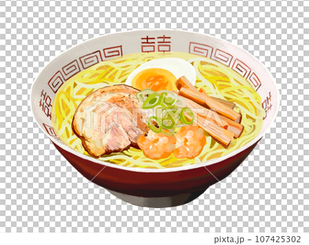 Salt ramen 107425302