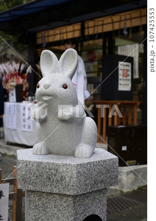 岡崎神社　狛兎 107425553