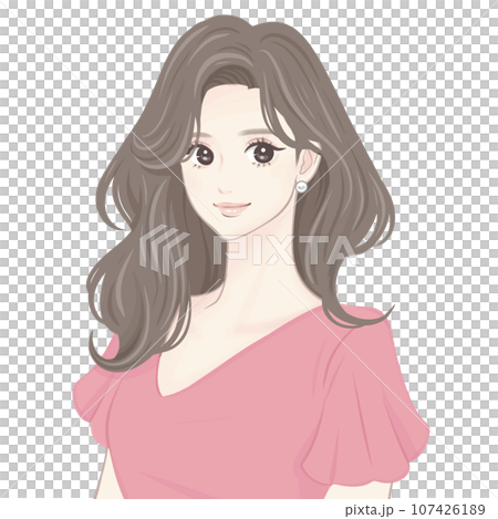 女性・女の子のイラスト素材 107426189