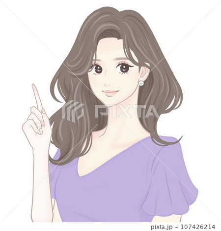 女性・女の子のイラスト素材 女性・女の子のイラスト素材 107426214