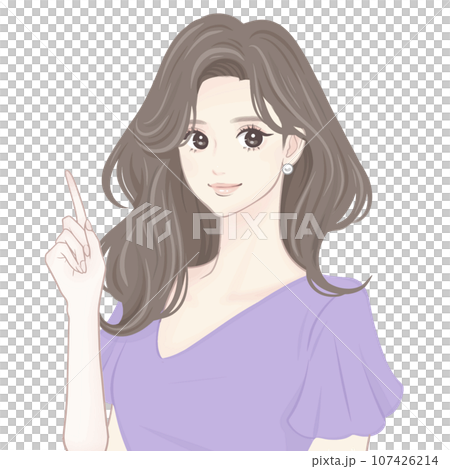 女性・女の子のイラスト素材 女性・女の子のイラスト素材 107426214