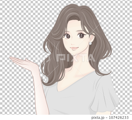 女性・女の子のイラスト素材 107426233