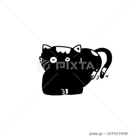 Cat drawing 107427498