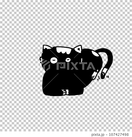 Cat drawing 107427498