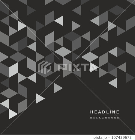 Abstract geometric technological background. Vector creative design. 107429672