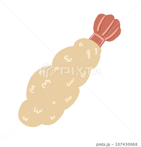 Tempura Cartoon illustration 107430068