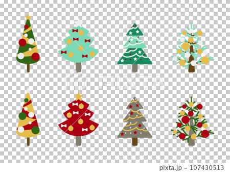 クリスマスツリーのバリエーション クリスマスツリーのバリエーション 107430513