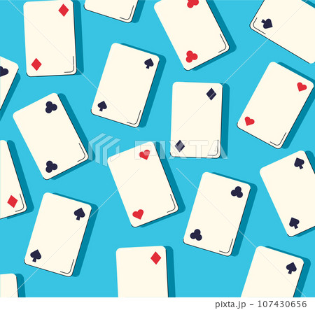 casino playing cards background. vector illustration 107430656