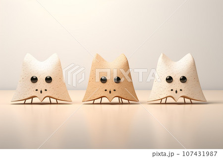 水族館の可愛い魚たち(3D) 水族館の可愛い魚たち(3D) 107431987