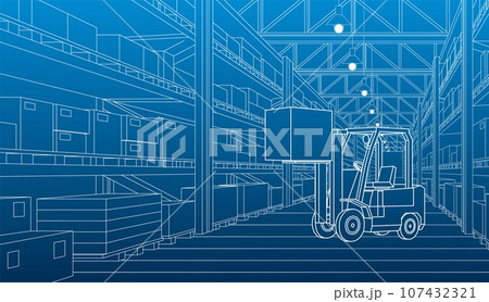 Digital warehouse. 107432321