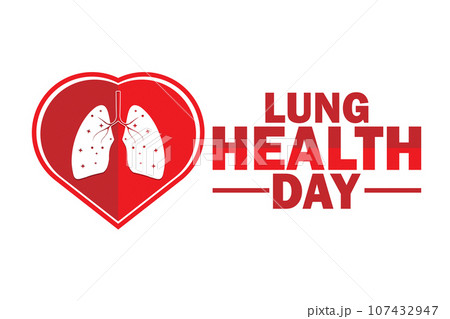 Lung Health Day Vector illustration Lung Health Day Vector illustration 107432947