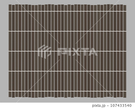 Bamboo sushi mat 107433540