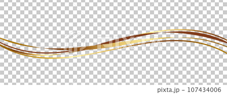 豪華線橫幅黑色和金色 豪華線橫幅黑色和金色 107434006
