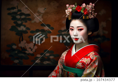 舞子.芸奴.花魁　AI生成 107434377