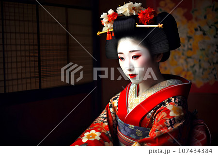 舞子.芸奴.花魁　AI生成 107434384