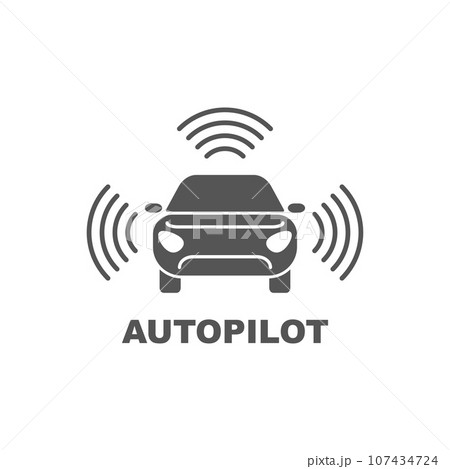 Autopilot icon. Simple element illustration. Autopilot symbol design from Artificial Intelligence collection. Can be used in web and mobile. Autopilot icon. Simple element illustration. Autopilot symbol design from Artificial Intelligence collection. Can be used in web and mobile. 107434724