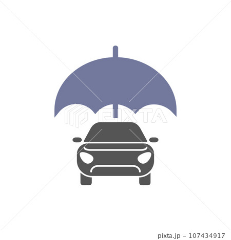Car insurance sign icon. Protection symbol. Vivid graphic flat icon. Vector 107434917