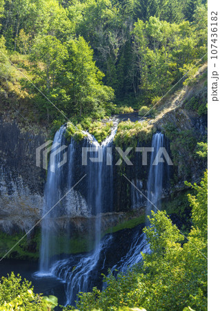 Waterfall Cascade de la Beaume near Agizoux, Haute-Loire, France 107436182