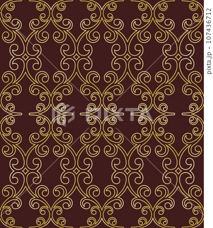 Geometric Seamless Vector Fine Pattern. Classic Ornament 107436712