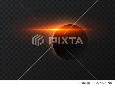 Vector sun eclipse. Vector sun eclipse. 107437190