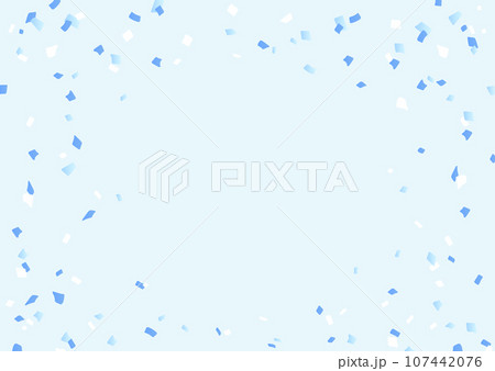 紙吹雪のイラスト素材 107442076