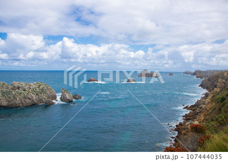 Landscape of costa quebrada in Cantabria 107444035