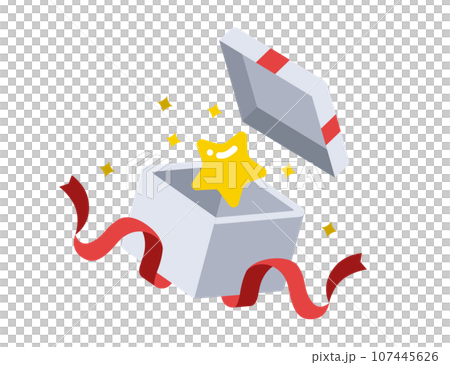 プレゼントの開いた箱_チャンス_特典_キャンペーンのシンプルなベクターアイコンイラスト素材 プレゼントの開いた箱_チャンス_特典_キャンペーンのシンプルなベクターアイコンイラスト素材 107445626